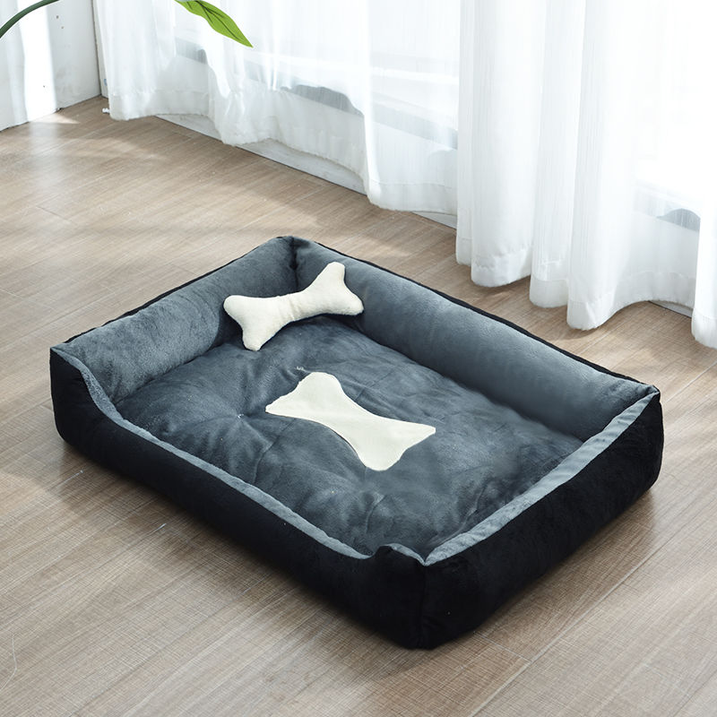 Cama Para Cachorros e Gatos com Cobertor- Sofá/Cama para Pets