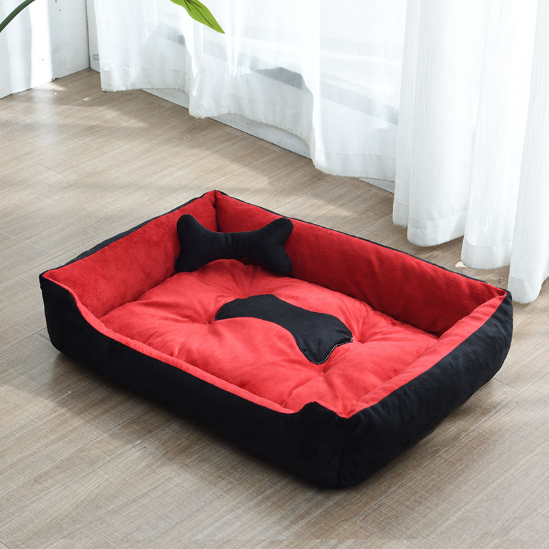 Cama Para Cachorros e Gatos com Cobertor- Sofá/Cama para Pets